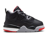 AIR JORDAN 4 RETRO (TD & PS) 'BRED REIMAGINED'