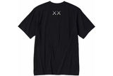 KAWS x UNIQLO BLACK GREY GRAPHIC T SHIRT