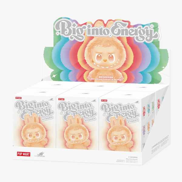 THE MONSTERS Labubu Big into Energy Series-Vinyl Plush Pendant Blind Box (Full Box)