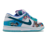 NIKE SB DUNK LOW FUTURA LABORATORIES X 'BLEACHED AQUA'