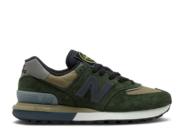 STONE ISLAND X NEW BALANCE 574 LEGACY 'DARK GREEN’