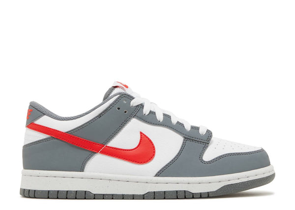 NIKE DUNK LOW SMOKE GREY LIGHT CRIMSON (GS)